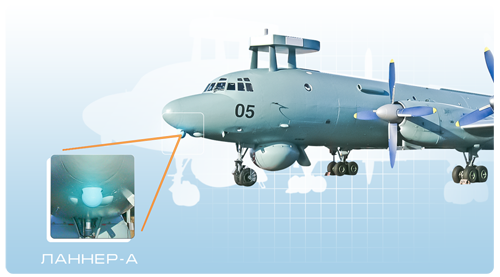 Прибор «Ланнер-А» (НВ5-0101) на противолодочном самолете Ил-38
